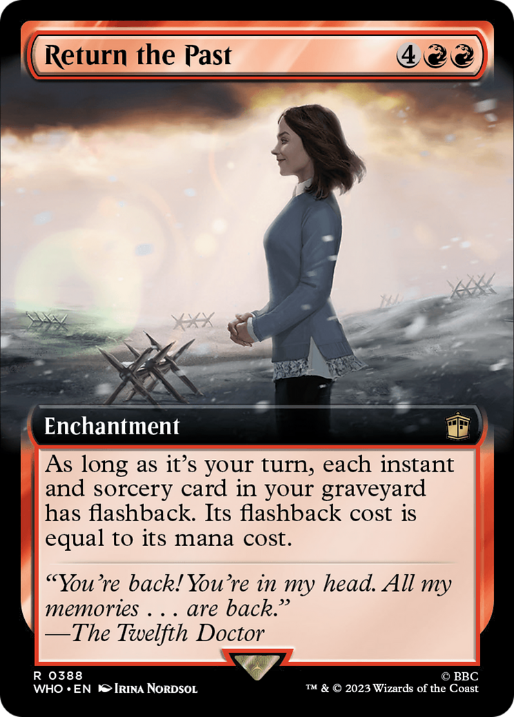 Return the Past (Extended Art) [Doctor Who] | Card Merchant Takapuna