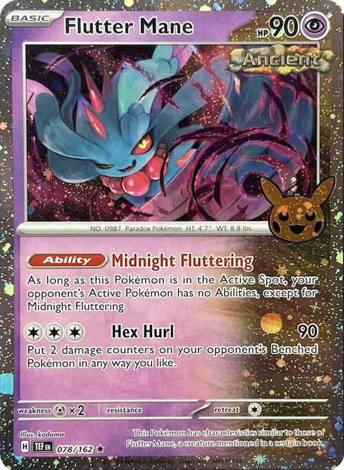 Flutter Mane (078/162) (Cosmos Holo) [Trick or Trade 2024] | Card Merchant Takapuna