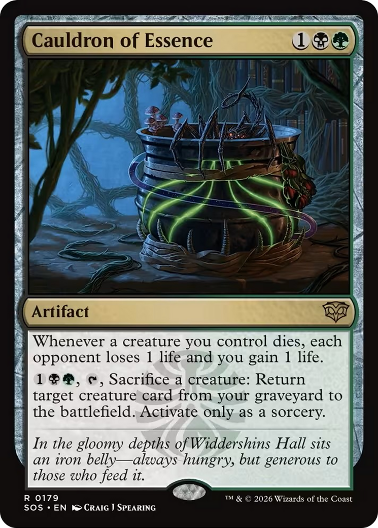 Cauldron of Essence [Secrets of Strixhaven] | Card Merchant Takapuna