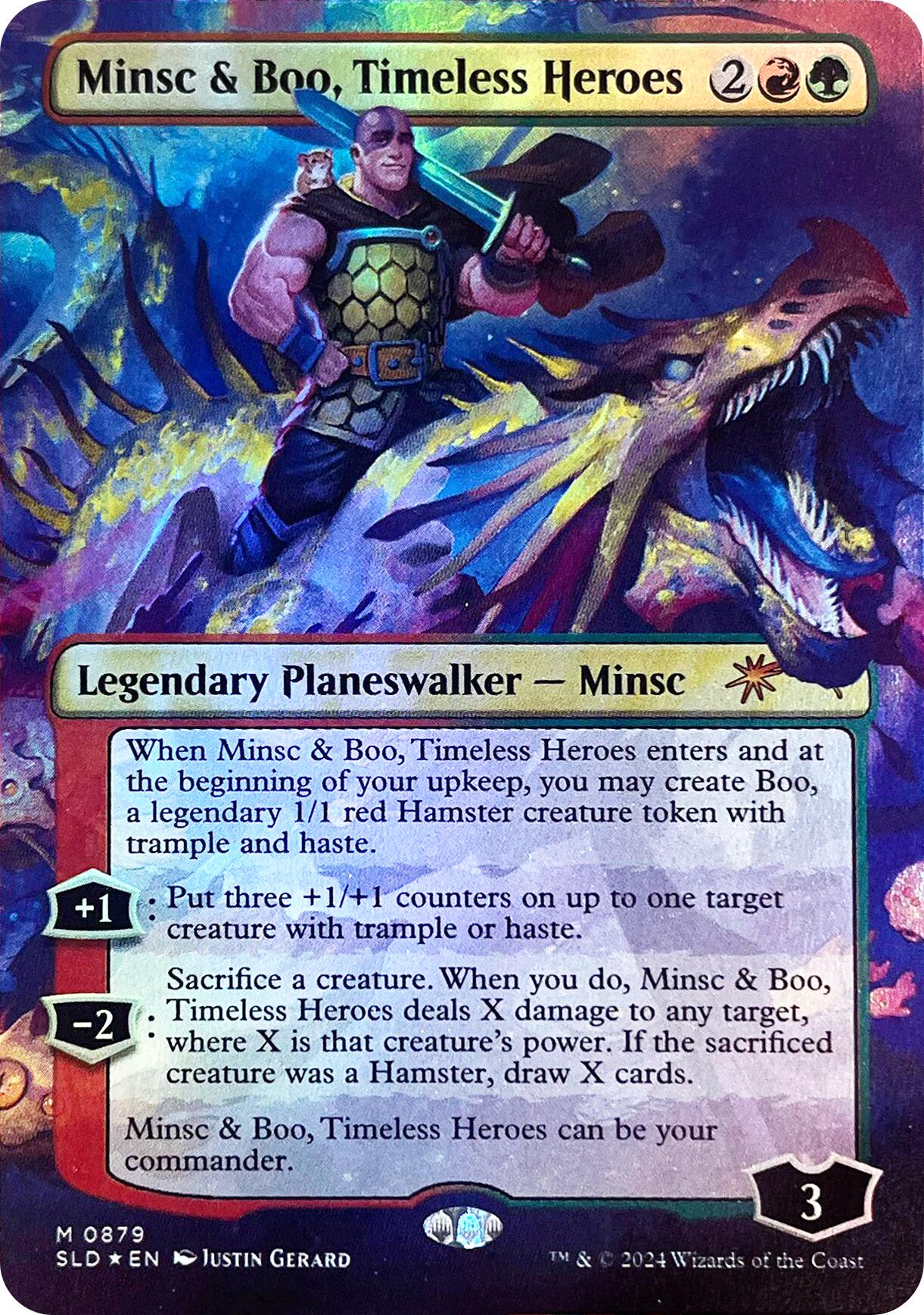 Minsc & Boo, Timeless Heroes (Rainbow Foil) [Secret Lair Drop Series] | Card Merchant Takapuna