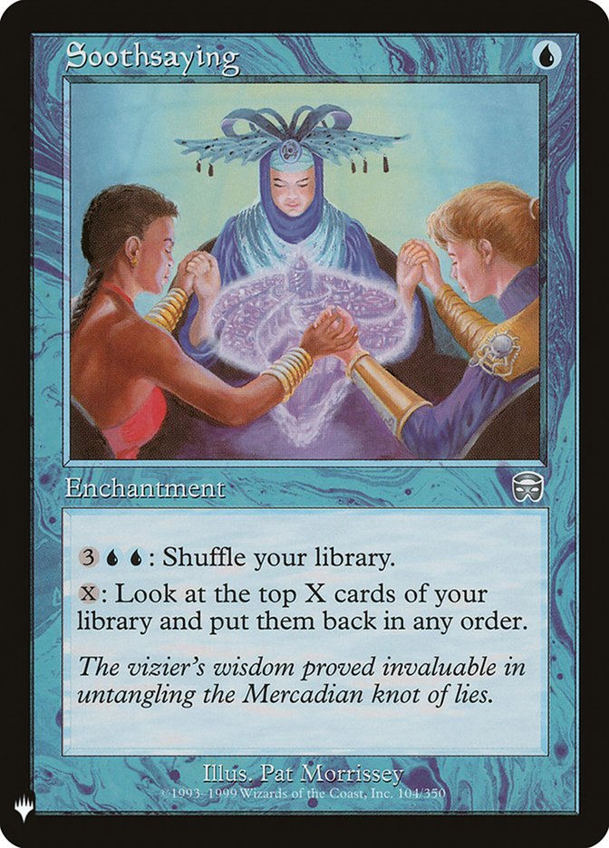 Soothsaying [Mystery Booster] | Card Merchant Takapuna