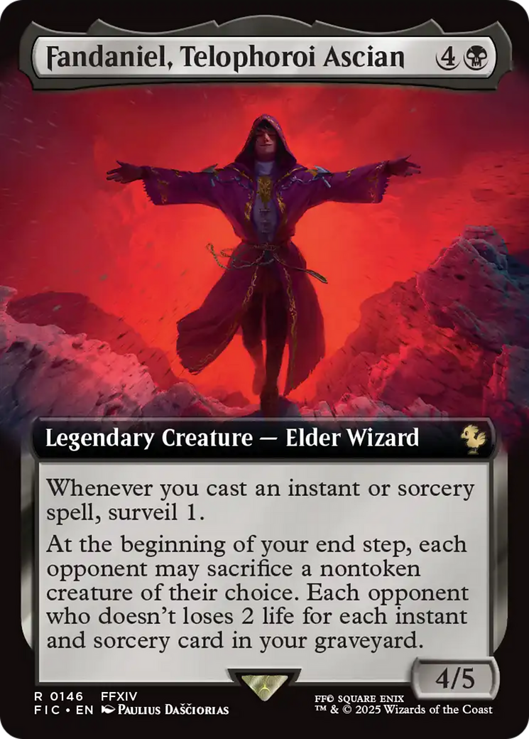 Fandaniel, Telophoroi Ascian (Extended Art) [FINAL FANTASY Commander] | Card Merchant Takapuna