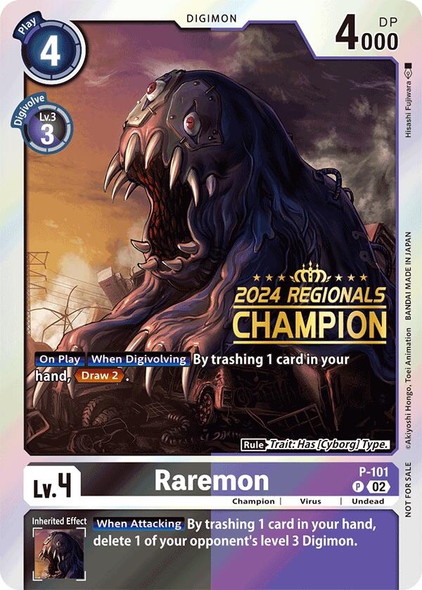 Raremon [P-101] - P-101 (2024 Regionals Champion) [Promotional Cards] | Card Merchant Takapuna