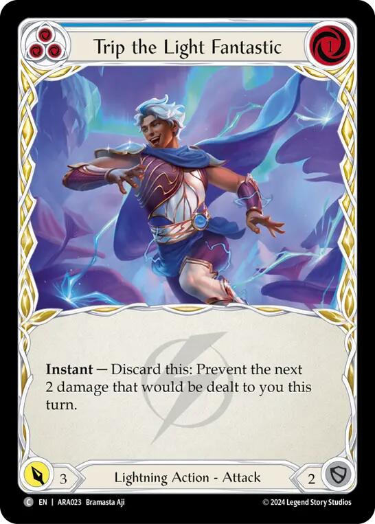 Trip the Light Fantastic (Blue) [ARA023] (Rosetta Aurora Blitz Deck) | Card Merchant Takapuna