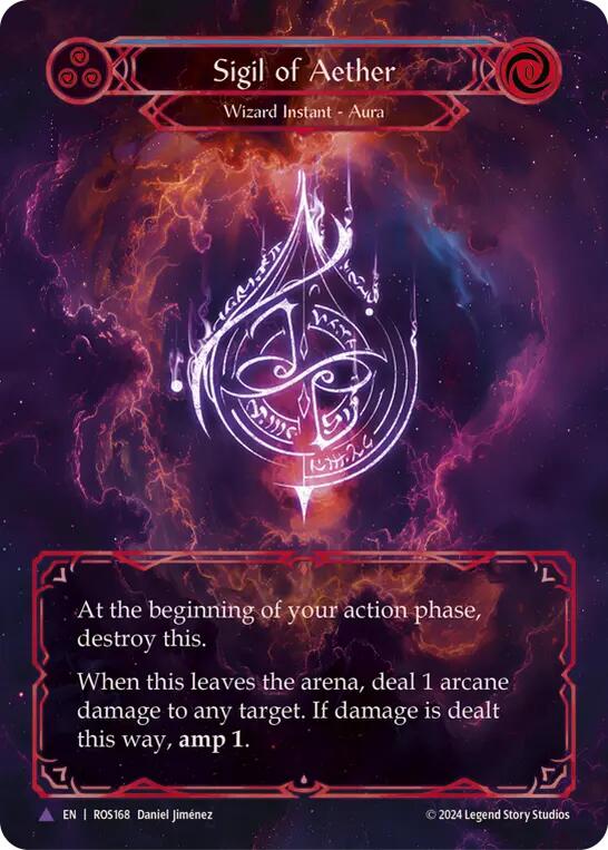 Sigil of Aether (Marvel) [ROS168] (Rosetta)  Cold Foil | Card Merchant Takapuna