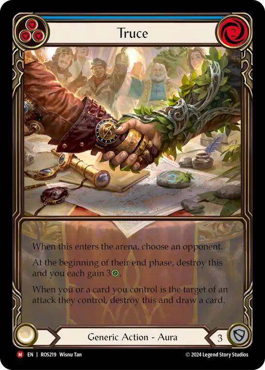 Truce (Extended Art) [ROS219] (Rosetta)  Rainbow Foil | Card Merchant Takapuna