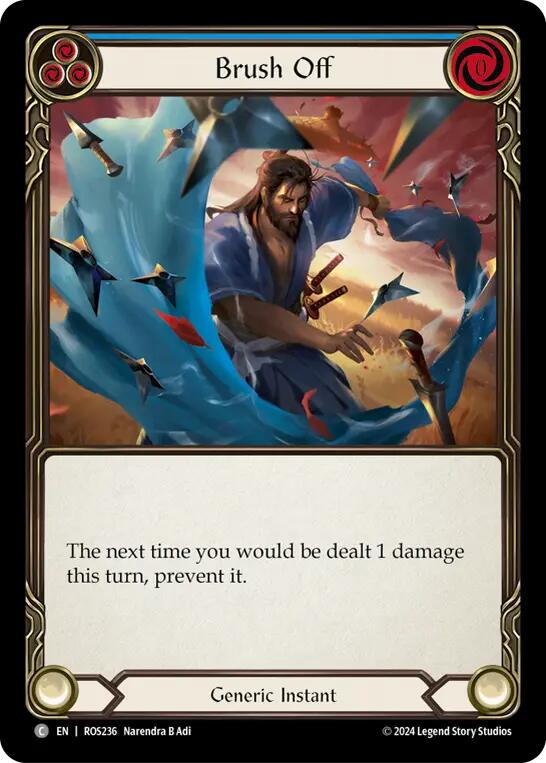 Brush Off (Blue) [ROS236] (Rosetta) | Card Merchant Takapuna