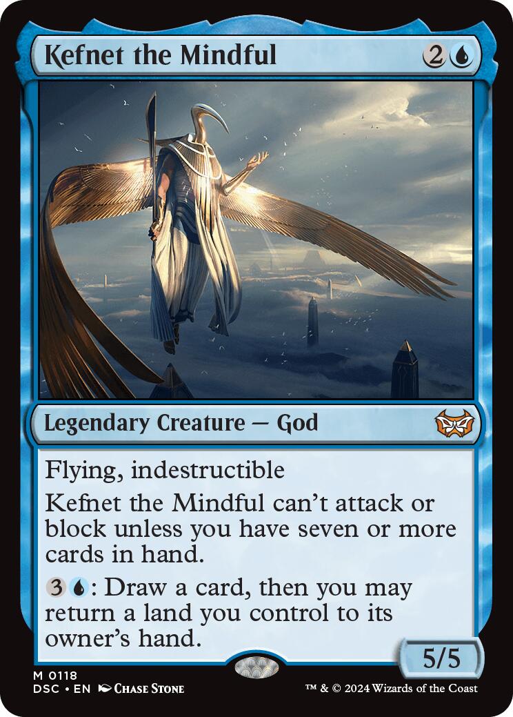 Kefnet the Mindful [Duskmourn: House of Horror Commander] | Card Merchant Takapuna