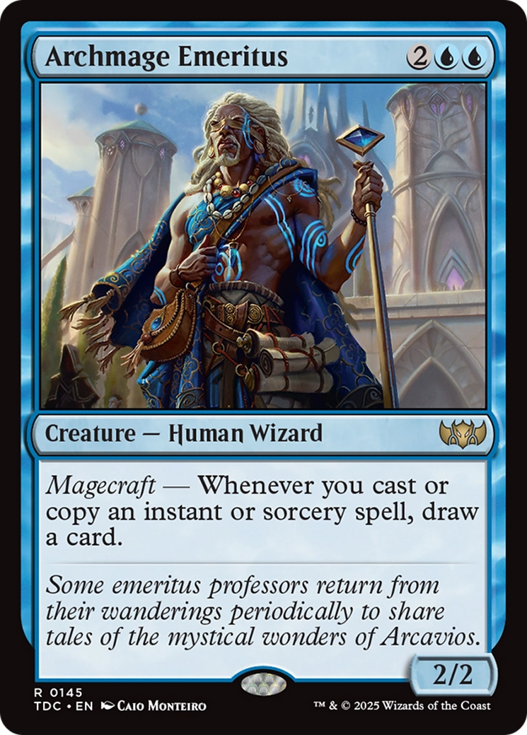 Archmage Emeritus [Tarkir: Dragonstorm Commander] | Card Merchant Takapuna
