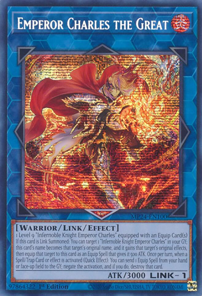 Emperor Charles the Great [MP24-EN100] Prismatic Secret Rare | Card Merchant Takapuna