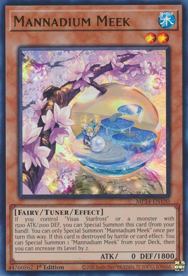 Mannadium Meek [MP24-EN190] Ultra Rare | Card Merchant Takapuna