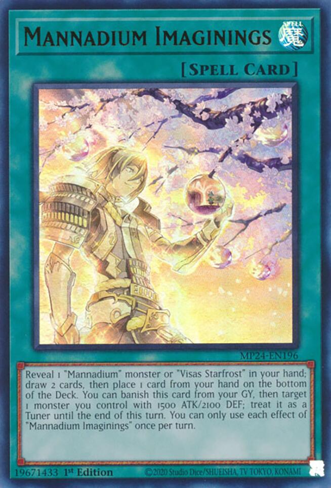 Mannadium Imaginings [MP24-EN196] Ultra Rare | Card Merchant Takapuna