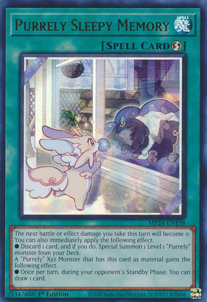 Purrely Sleepy Memory [MP24-EN198] Ultra Rare | Card Merchant Takapuna