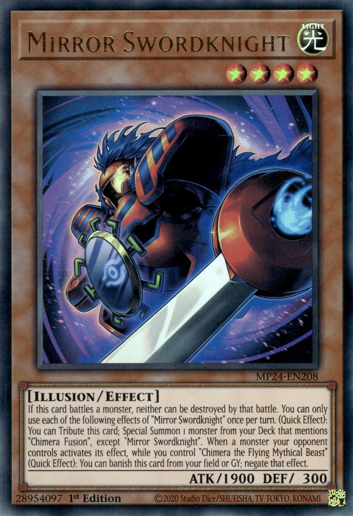 Mirror Swordknight [MP24-EN208] Ultra Rare | Card Merchant Takapuna