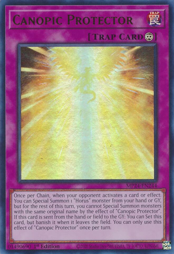 Canopic Protector [MP24-EN244] Ultra Rare | Card Merchant Takapuna