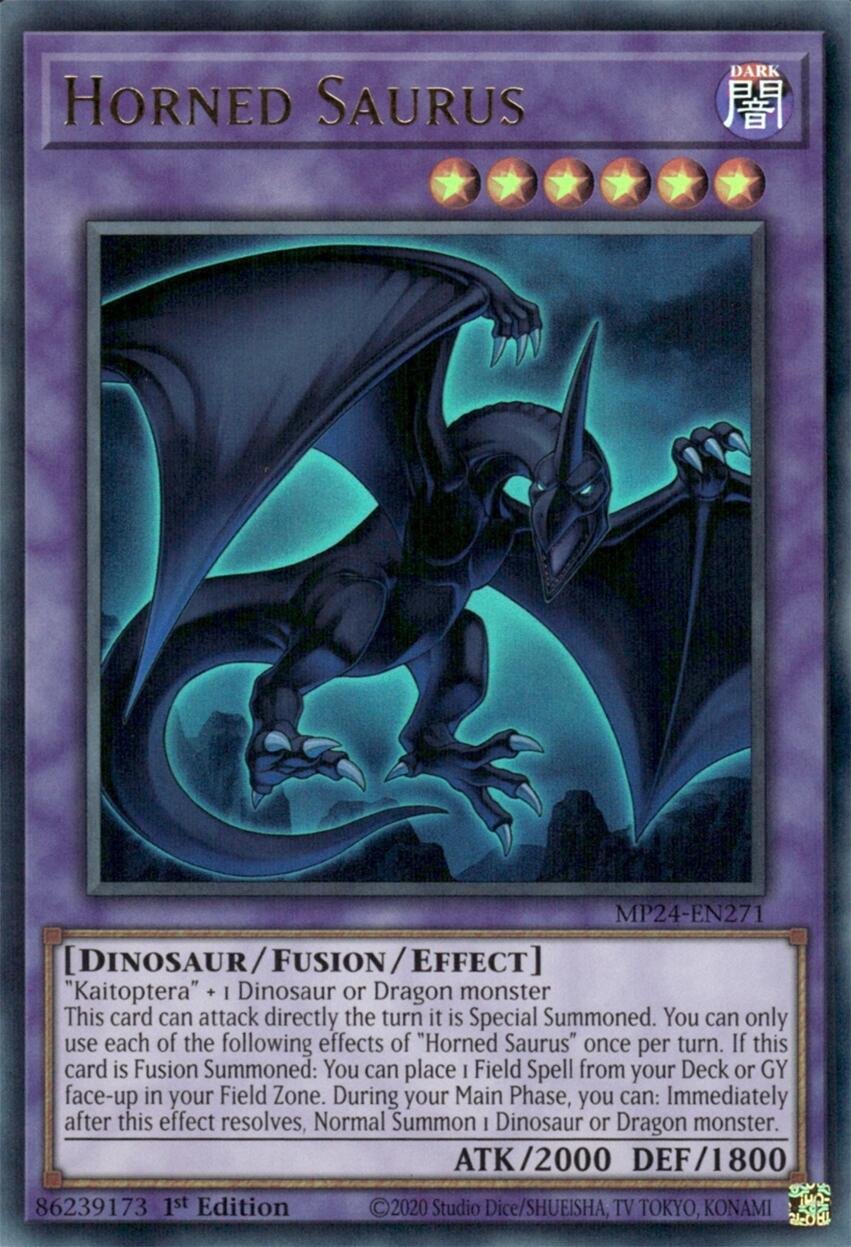 Horned Saurus [MP24-EN271] Ultra Rare | Card Merchant Takapuna