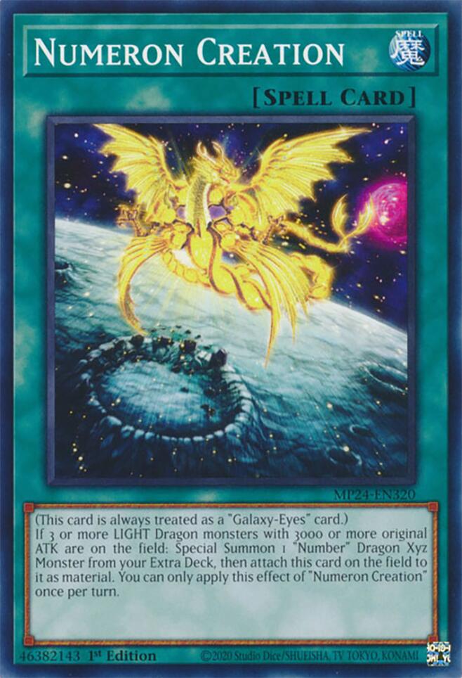 Numeron Creation [MP24-EN320] Common | Card Merchant Takapuna