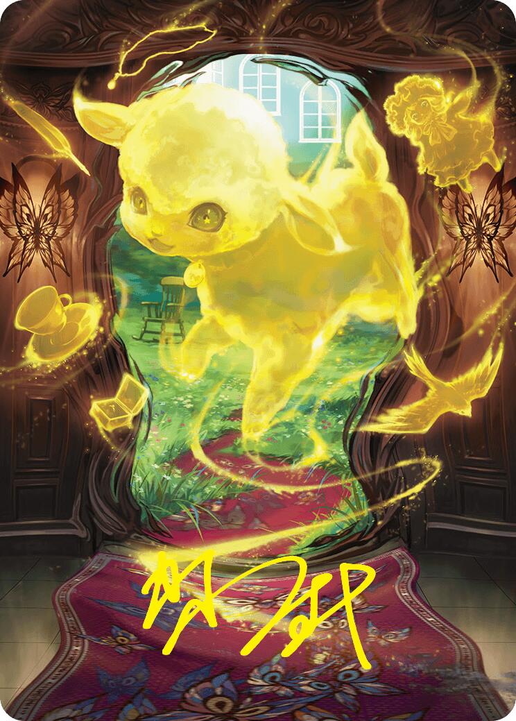 Enduring Innocence Art Card (Gold-Stamped Signature) [Duskmourn: House of Horror Art Series] | Card Merchant Takapuna