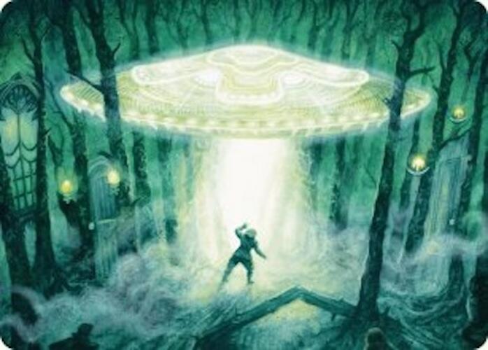 Unidentified Hovership Art Card [Duskmourn: House of Horror Art Series] | Card Merchant Takapuna