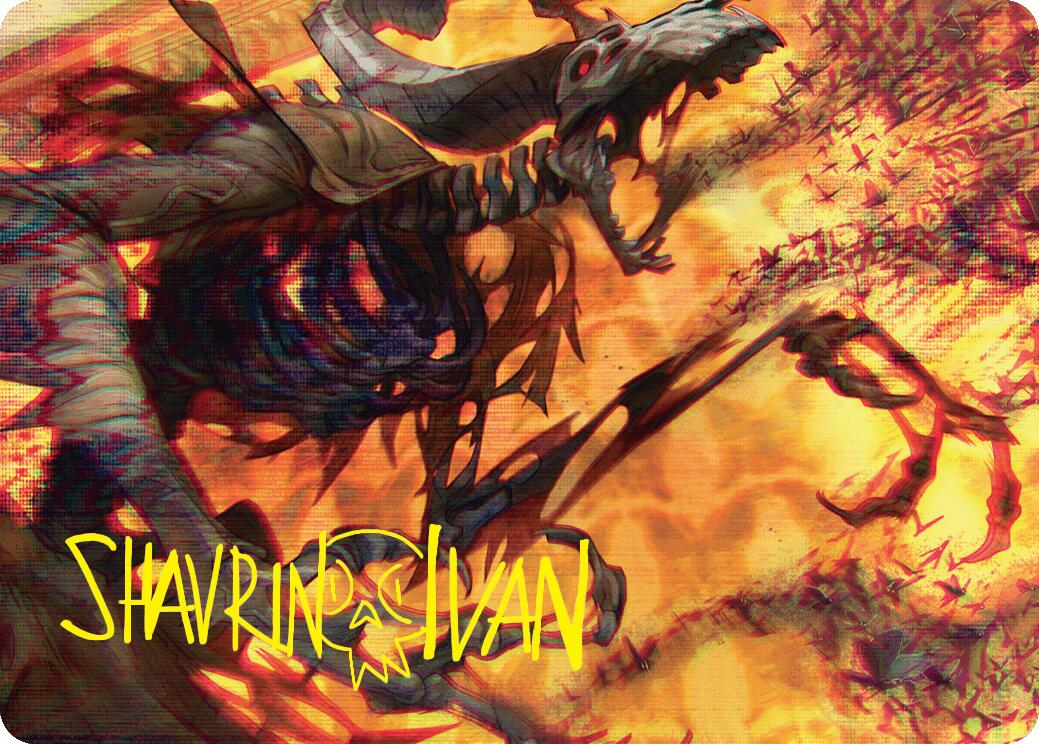 Unwanted Remake Art Card (Gold-Stamped Signature) [Duskmourn: House of Horror Art Series] | Card Merchant Takapuna