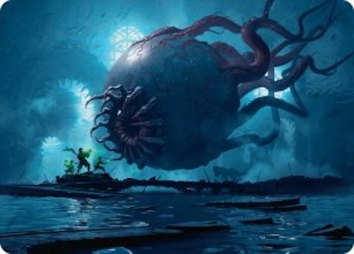 Abhorrent Oculus Art Card [Duskmourn: House of Horror Art Series] | Card Merchant Takapuna