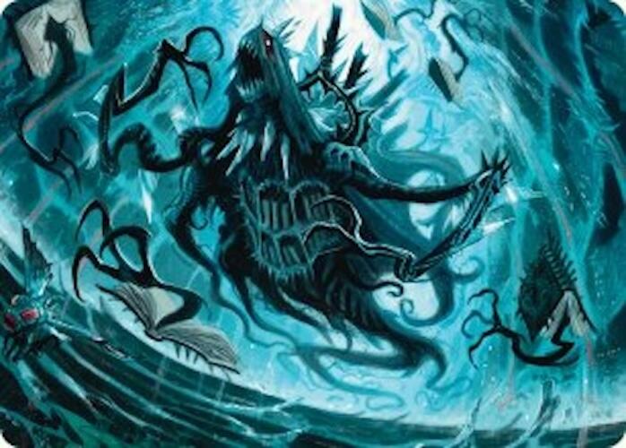 Overlord of the Floodpits Art Card [Duskmourn: House of Horror Art Series] | Card Merchant Takapuna