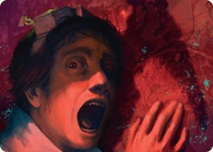 Murder Art Card [Duskmourn: House of Horror Art Series] | Card Merchant Takapuna