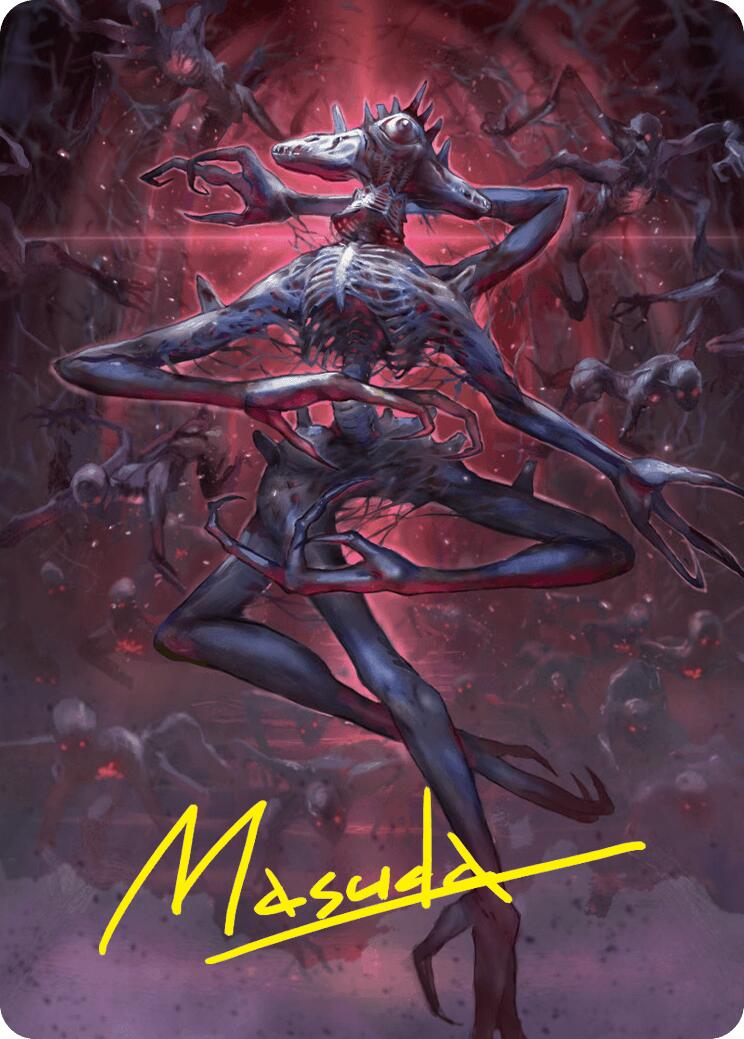 Overlord of the Balemurk Art Card (Gold-Stamped Signature) [Duskmourn: House of Horror Art Series] | Card Merchant Takapuna