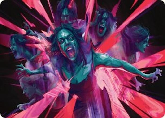 Waltz of Rage Art Card [Duskmourn: House of Horror Art Series] | Card Merchant Takapuna
