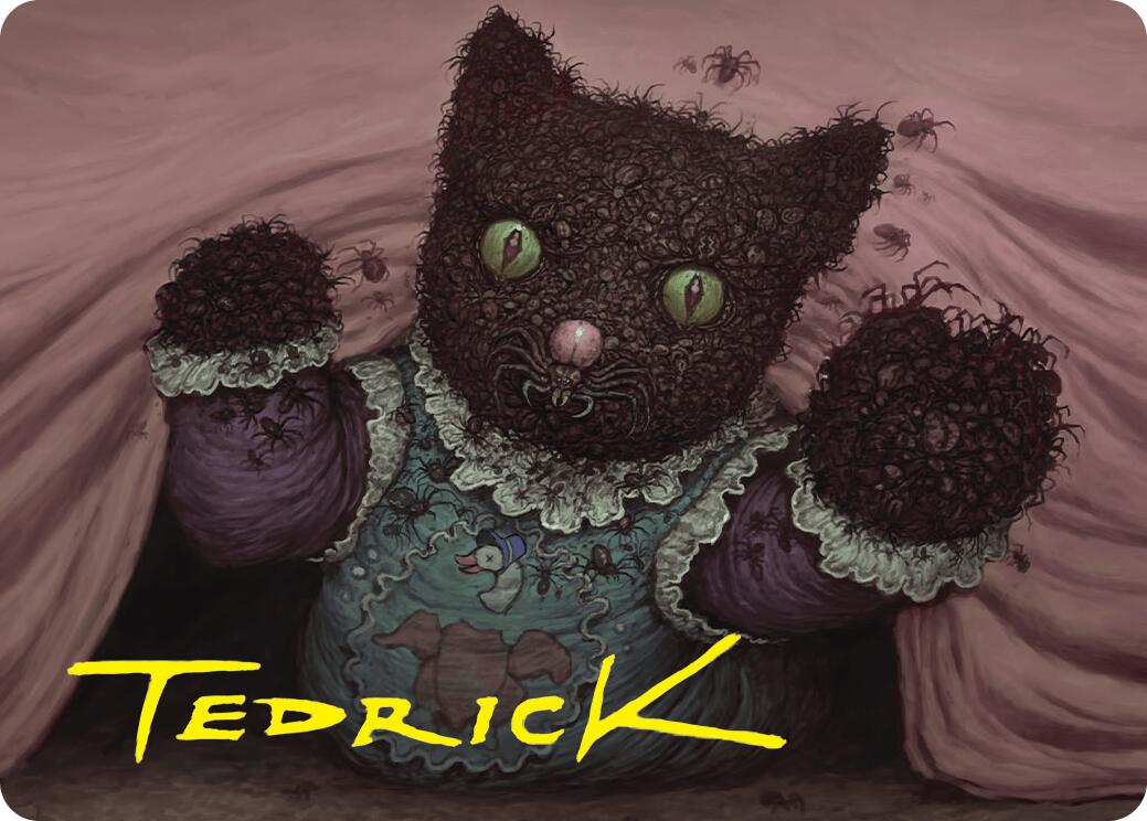 Twitching Doll Art Card (Gold-Stamped Signature) [Duskmourn: House of Horror Art Series] | Card Merchant Takapuna