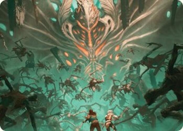 Valgavoth's Onslaught Art Card [Duskmourn: House of Horror Art Series] | Card Merchant Takapuna