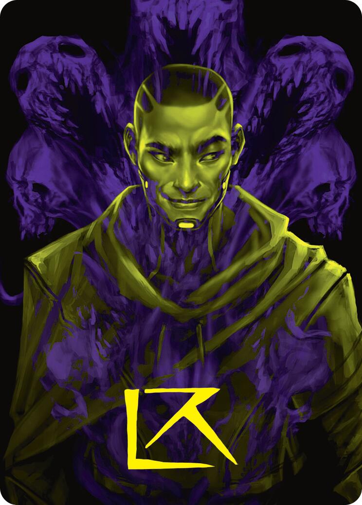 Kaito, Bane of Nightmares Art Card (Gold-Stamped Signature) [Duskmourn: House of Horror Art Series] | Card Merchant Takapuna