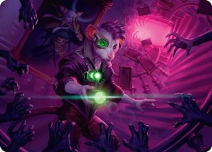 Nashi, Searcher in the Dark Art Card (21/54) [Duskmourn: House of Horror Art Series] | Card Merchant Takapuna