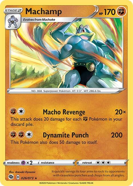 Machamp (26/73) (Intro Deck) [Sword & Shield: Champion's Path] | Card Merchant Takapuna