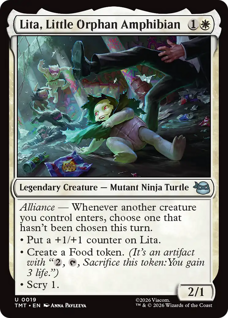 Lita, Little Orphan Amphibian [Teenage Mutant Ninja Turtles] | Card Merchant Takapuna