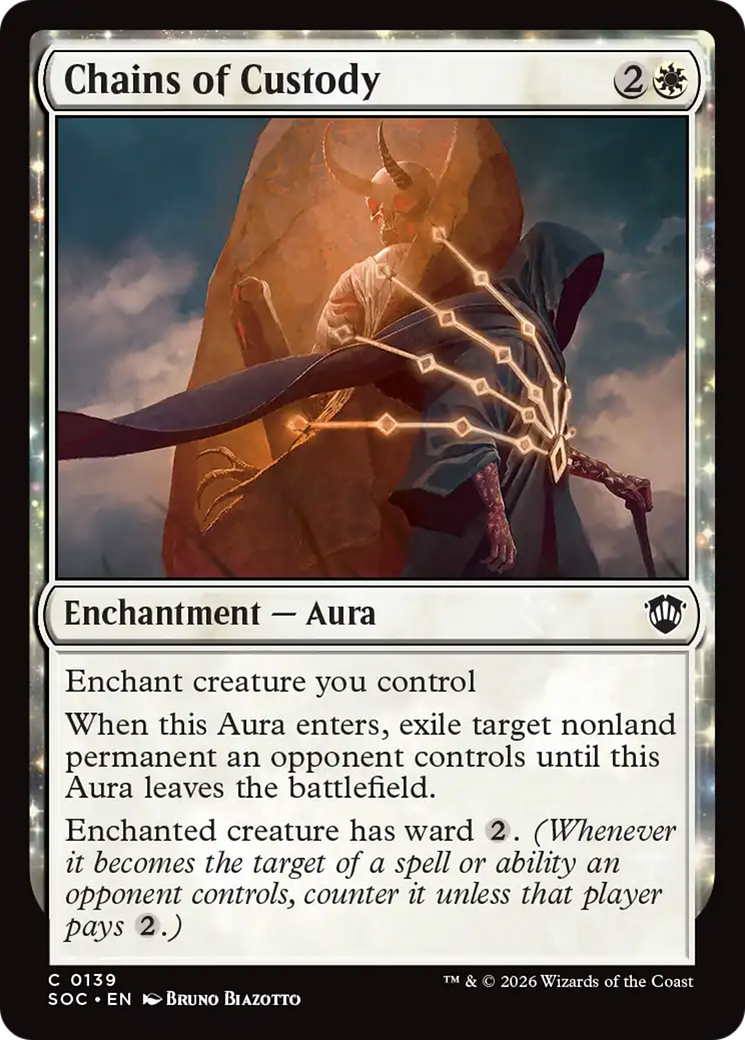 Chains of Custody [Secrets of Strixhaven Commander] | Card Merchant Takapuna