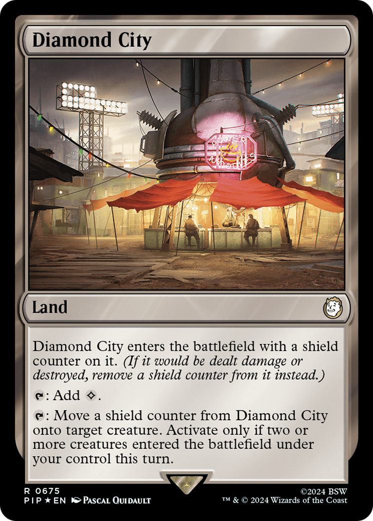 Diamond City (Surge Foil) [Fallout] | Card Merchant Takapuna