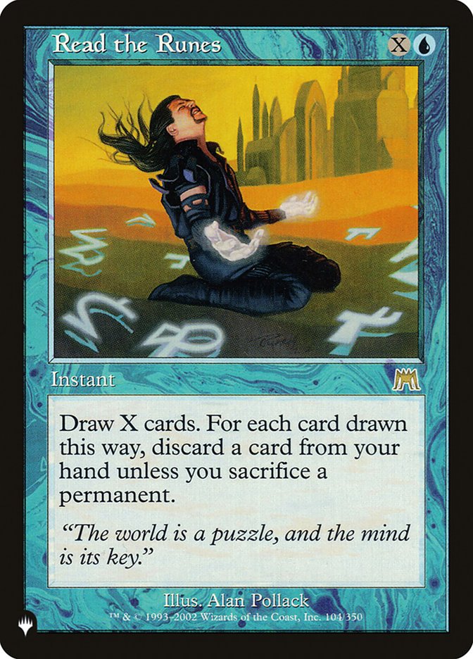 Read the Runes [The List] | Card Merchant Takapuna