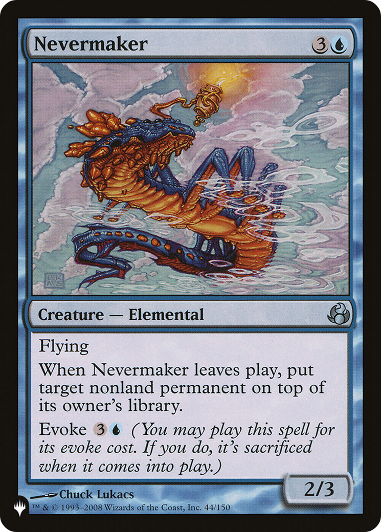 Nevermaker [The List] | Card Merchant Takapuna