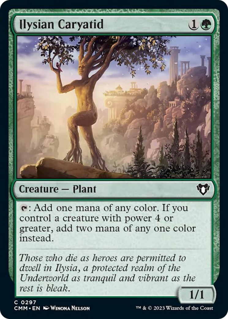 Ilysian Caryatid [Commander Masters] | Card Merchant Takapuna