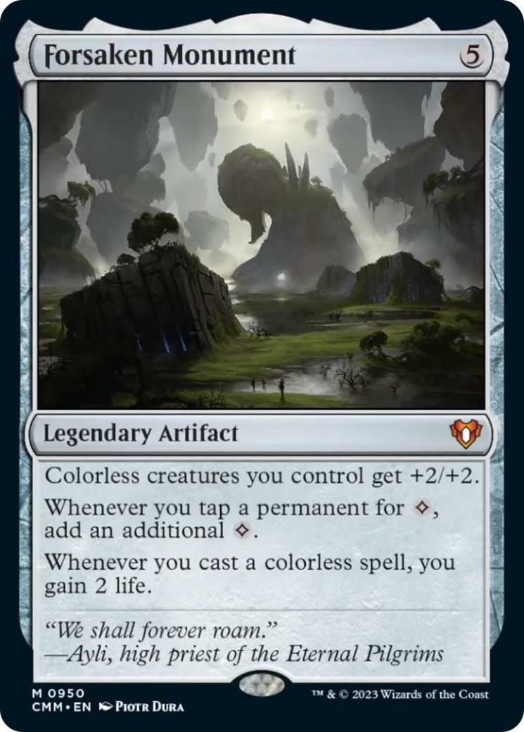 Forsaken Monument [Commander Masters] | Card Merchant Takapuna