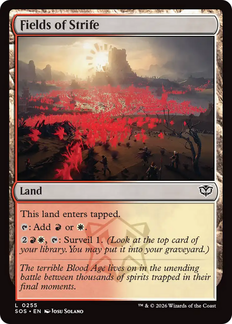 Fields of Strife [Secrets of Strixhaven] | Card Merchant Takapuna