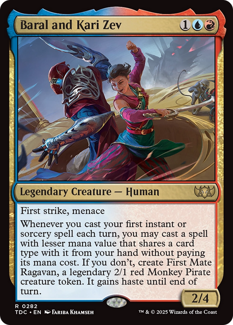 Baral and Kari Zev [Tarkir: Dragonstorm Commander] | Card Merchant Takapuna