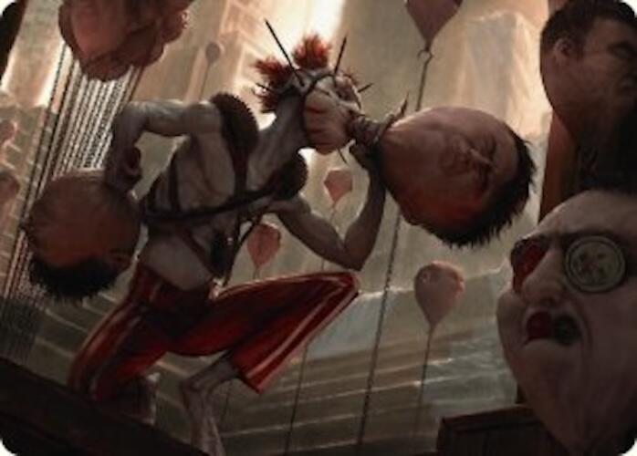 The Jolly Balloon Man Art Card [Duskmourn: House of Horror Art Series] | Card Merchant Takapuna