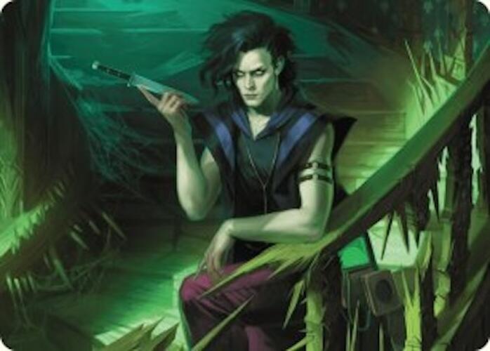 Winter, Misanthropic Guide Art Card [Duskmourn: House of Horror Art Series] | Card Merchant Takapuna