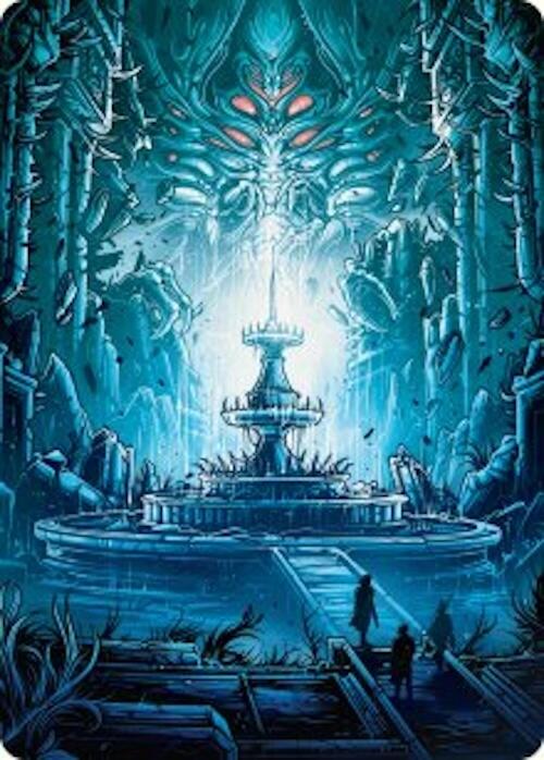 Island Art Card [Duskmourn: House of Horror Art Series] | Card Merchant Takapuna