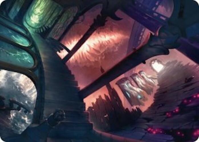 Terramorphic Expanse Art Card [Duskmourn: House of Horror Art Series] | Card Merchant Takapuna