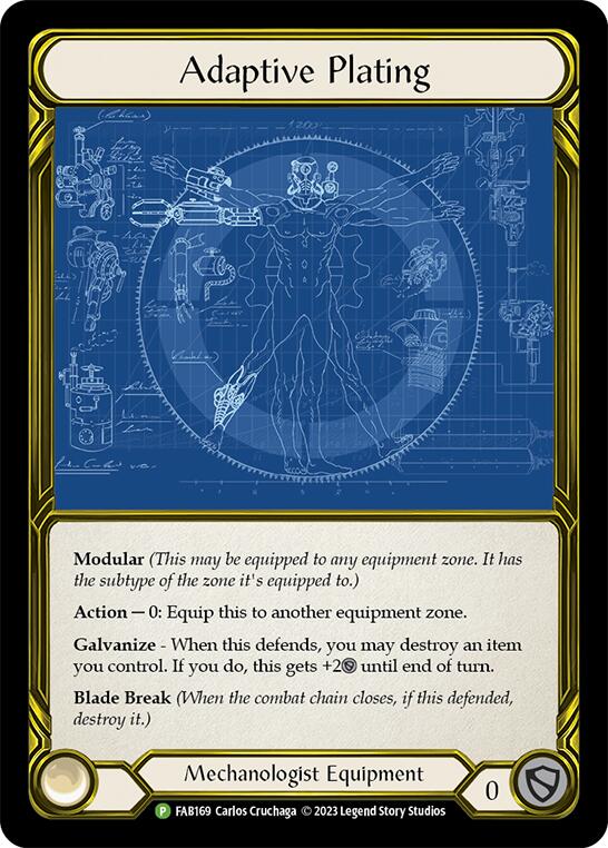 Adaptive Plating [FAB169] (Promo)  Cold Foil | Card Merchant Takapuna