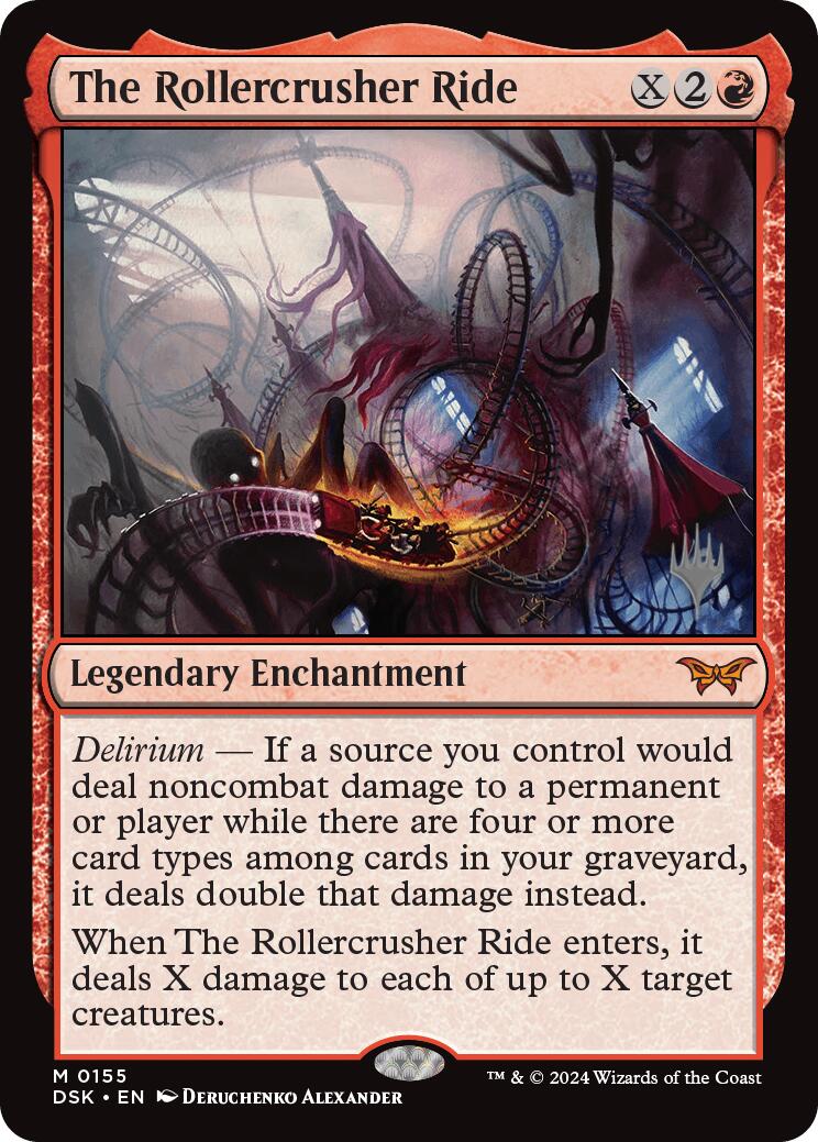 The Rollercrusher Ride (0155) (Promo Pack) [Duskmourn: House of Horror Promos] | Card Merchant Takapuna