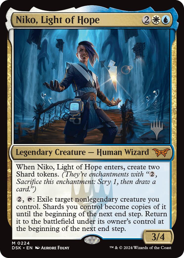 Niko, Light of Hope (Promo Pack) [Duskmourn: House of Horror Promos] | Card Merchant Takapuna